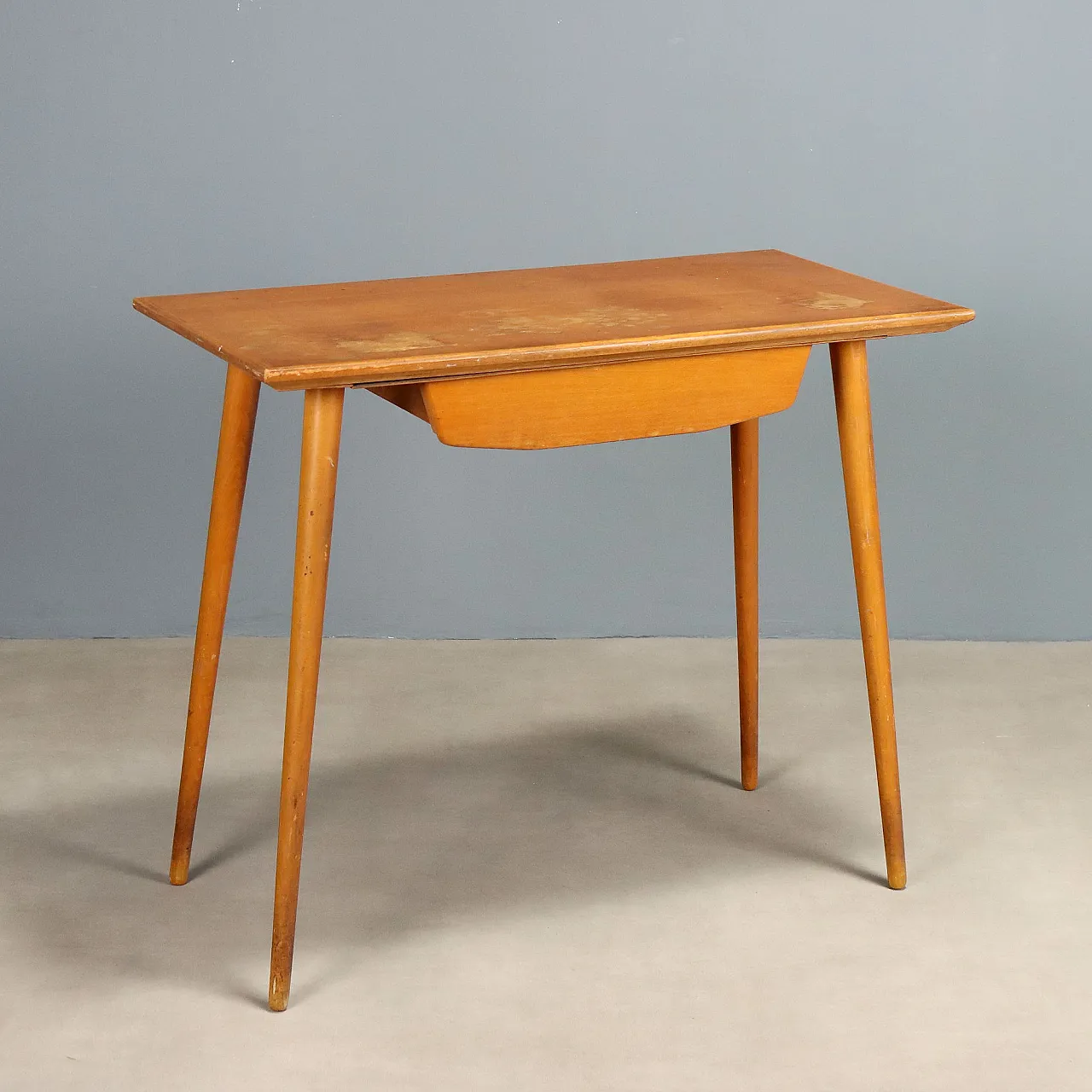 Beech wood desk, 1950s 1