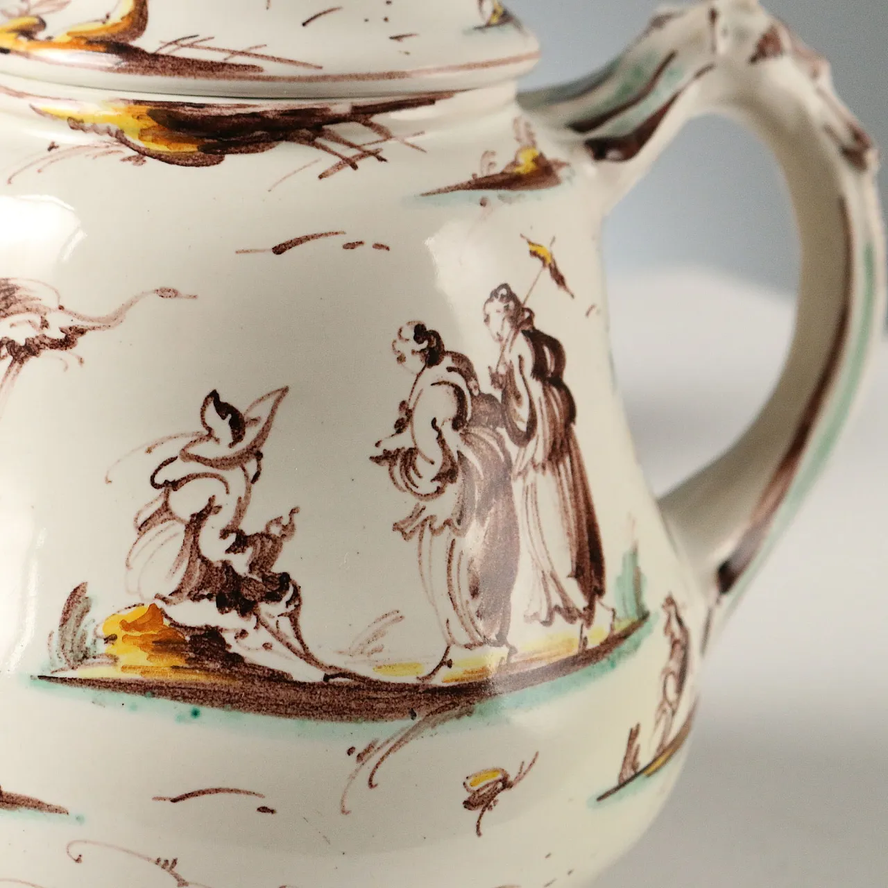 Servizio da tè o caffè in maiolica Angelo Levantino, '900 4