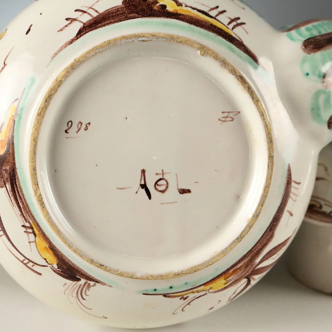 Servizio da tè o caffè in maiolica Angelo Levantino, '900 10