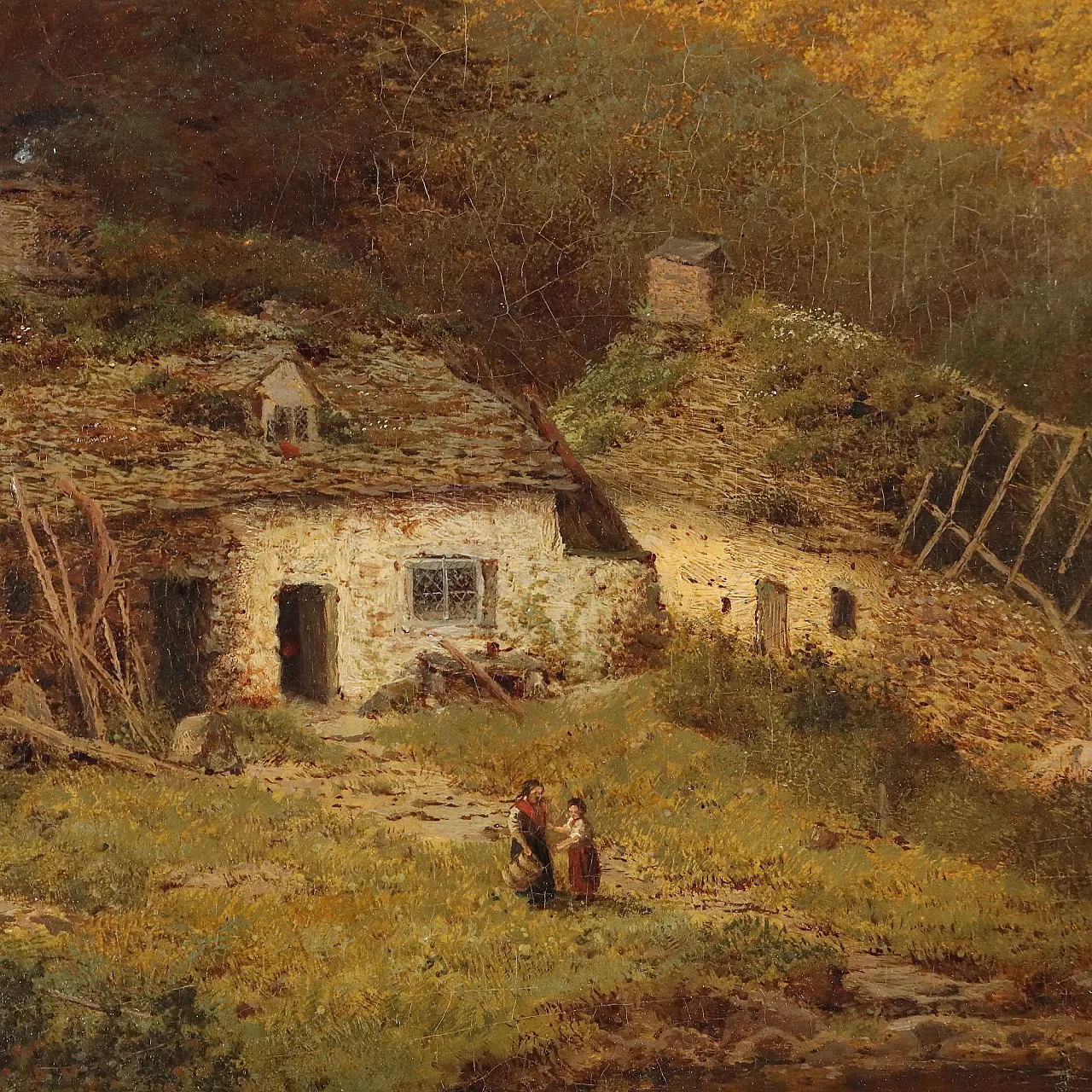 Painting by Edward Henry Holder, oil on canvas, 19th century 5