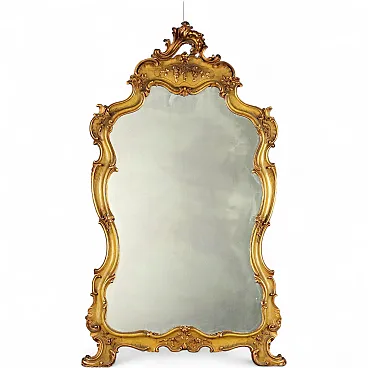 Baroque style freestanding mirror, 19th century