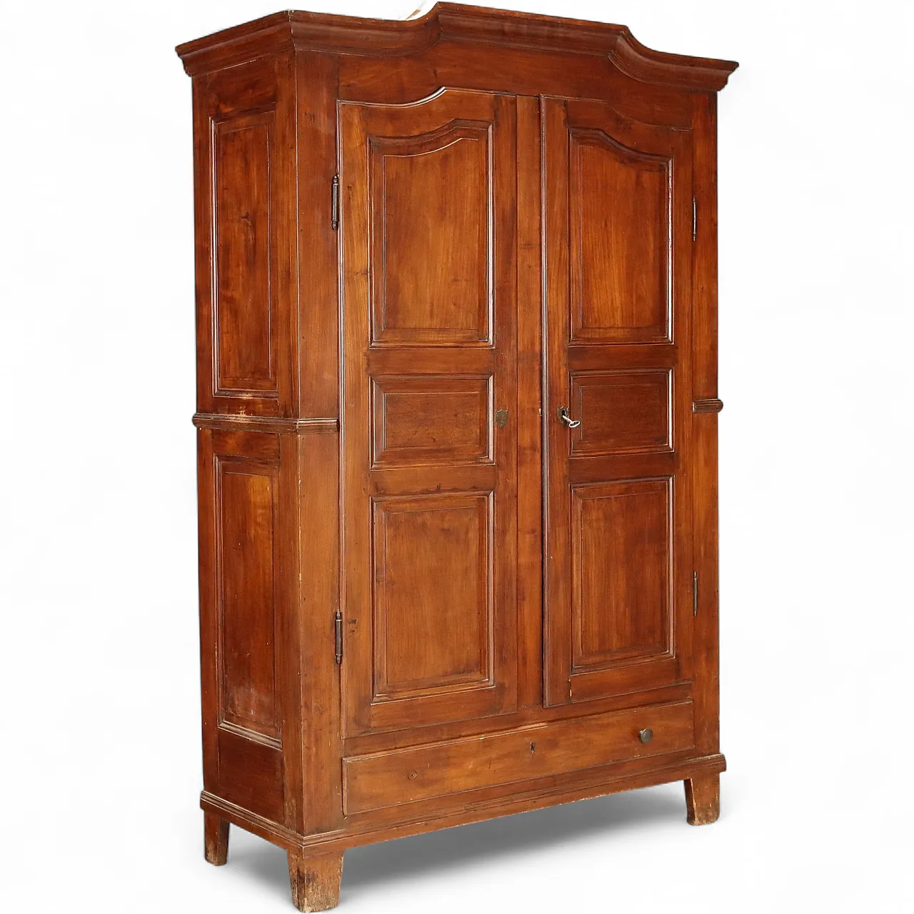 Two-piece cherry wardrobe, 19th century 10
