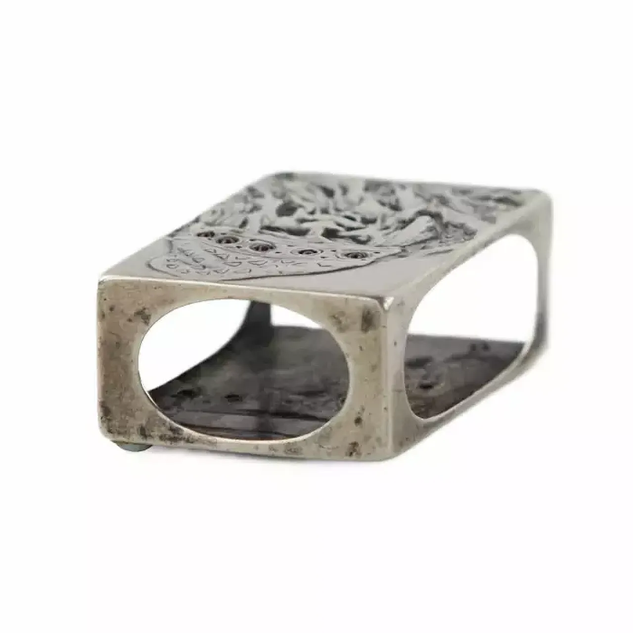Silver match safe, early 20th century 2