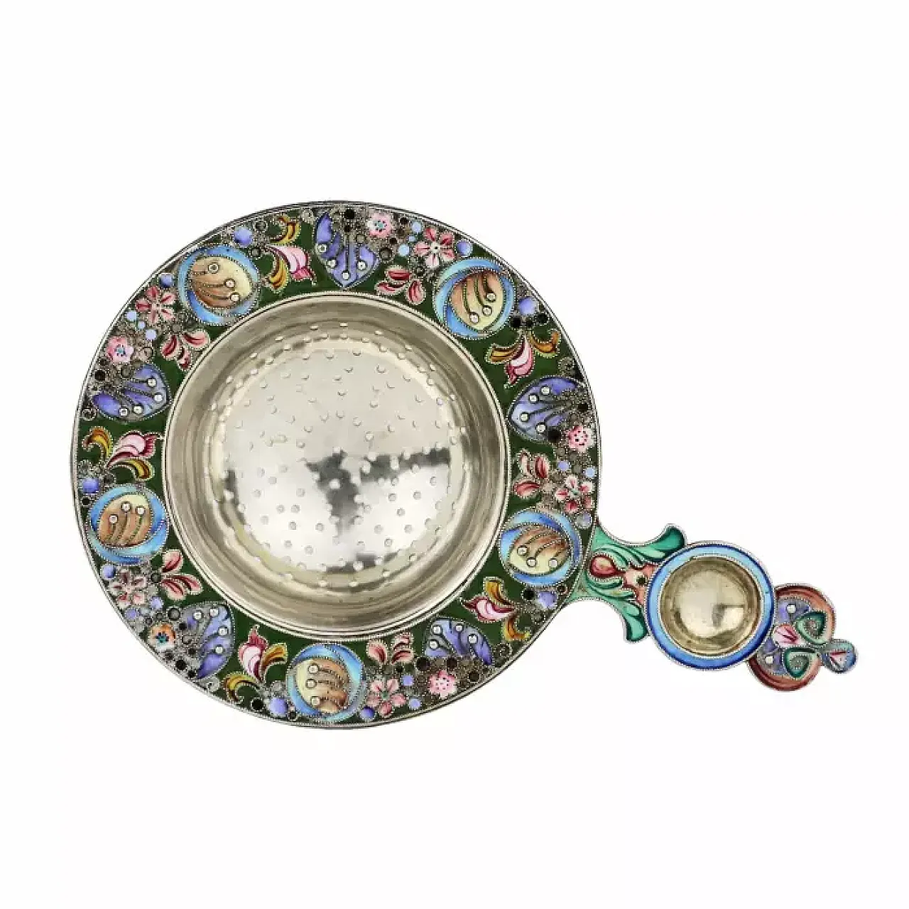 Colino da tè in argento, inizio '900 1