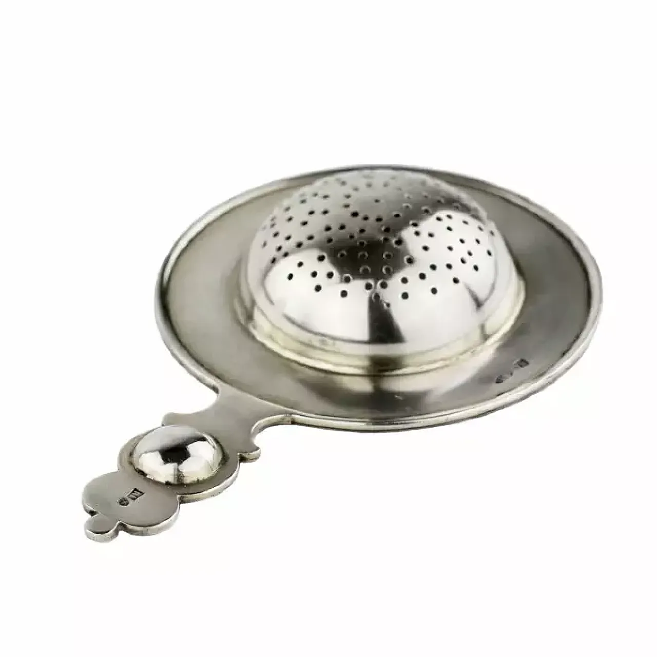 Colino da tè in argento, inizio '900 4