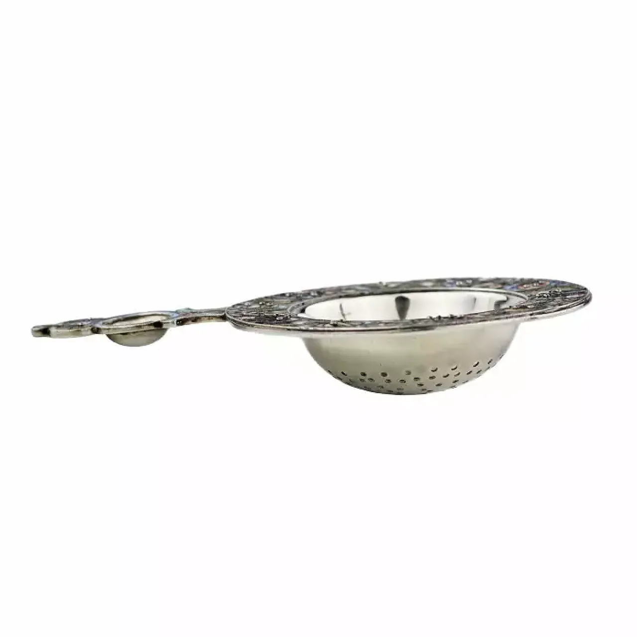 Colino da tè in argento, inizio '900 6