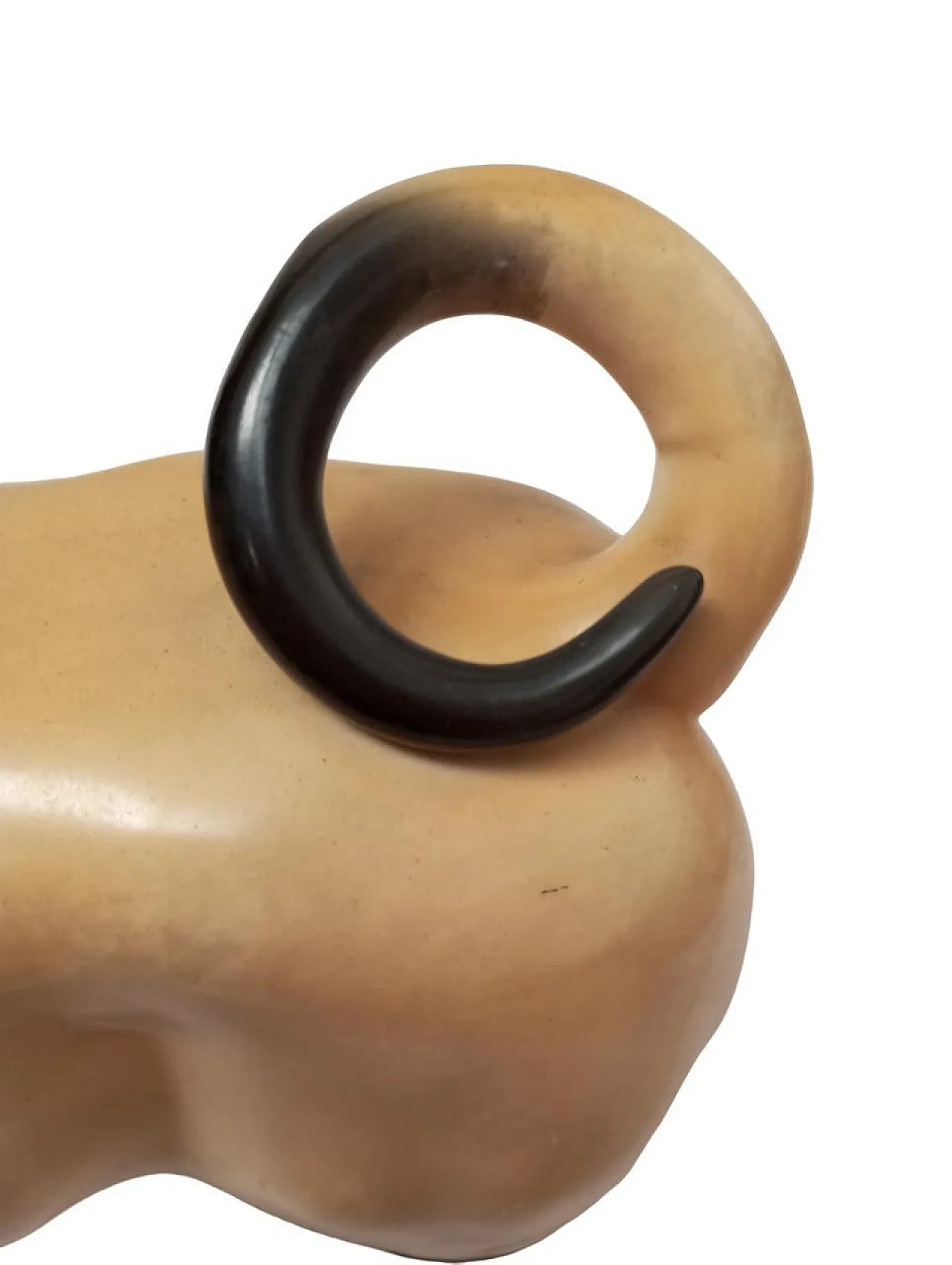 Coppia di sculture di carlini in ceramica dipinta, anni '50 8