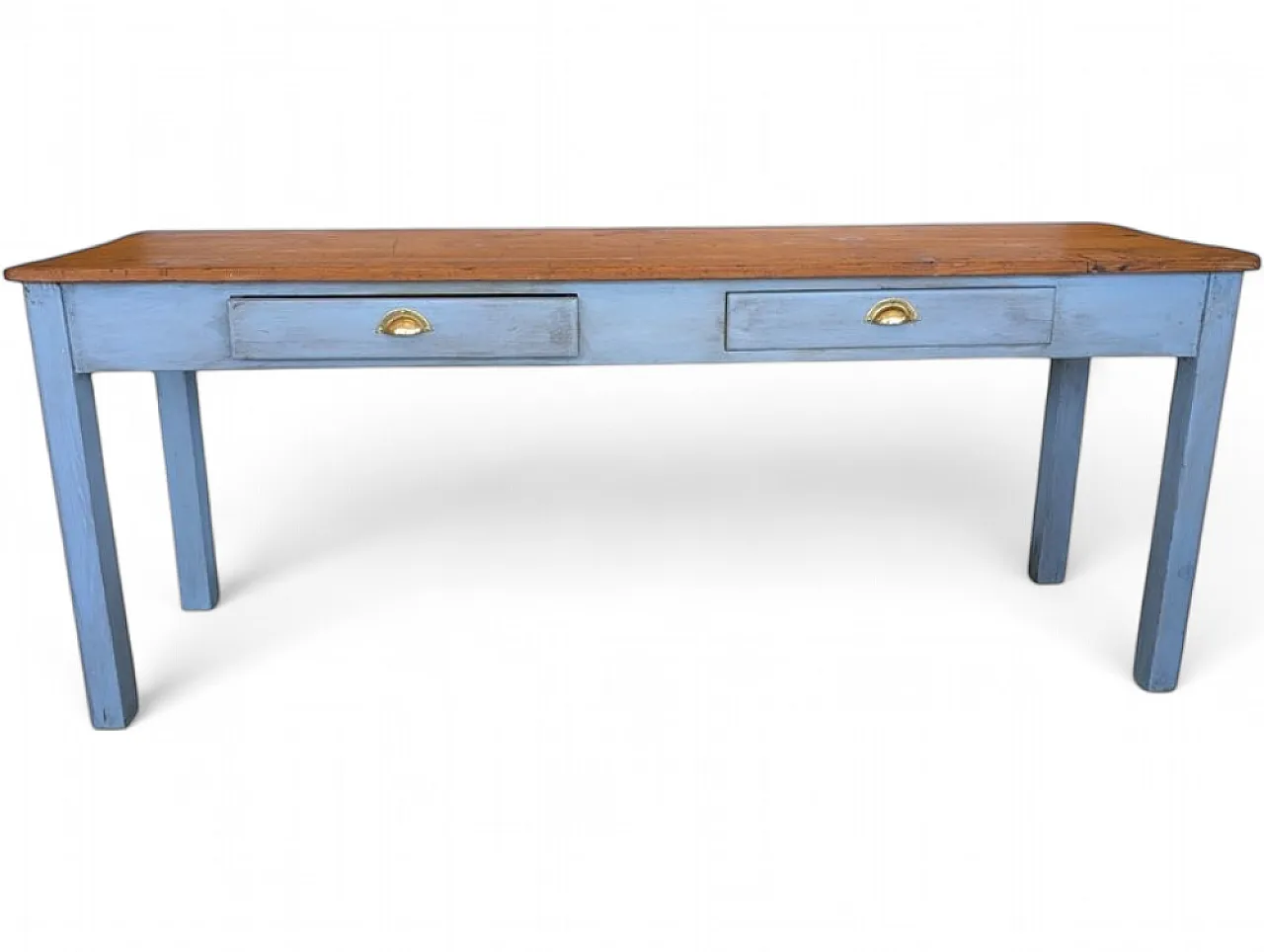 Extendable table in fir wood, 1960s 12