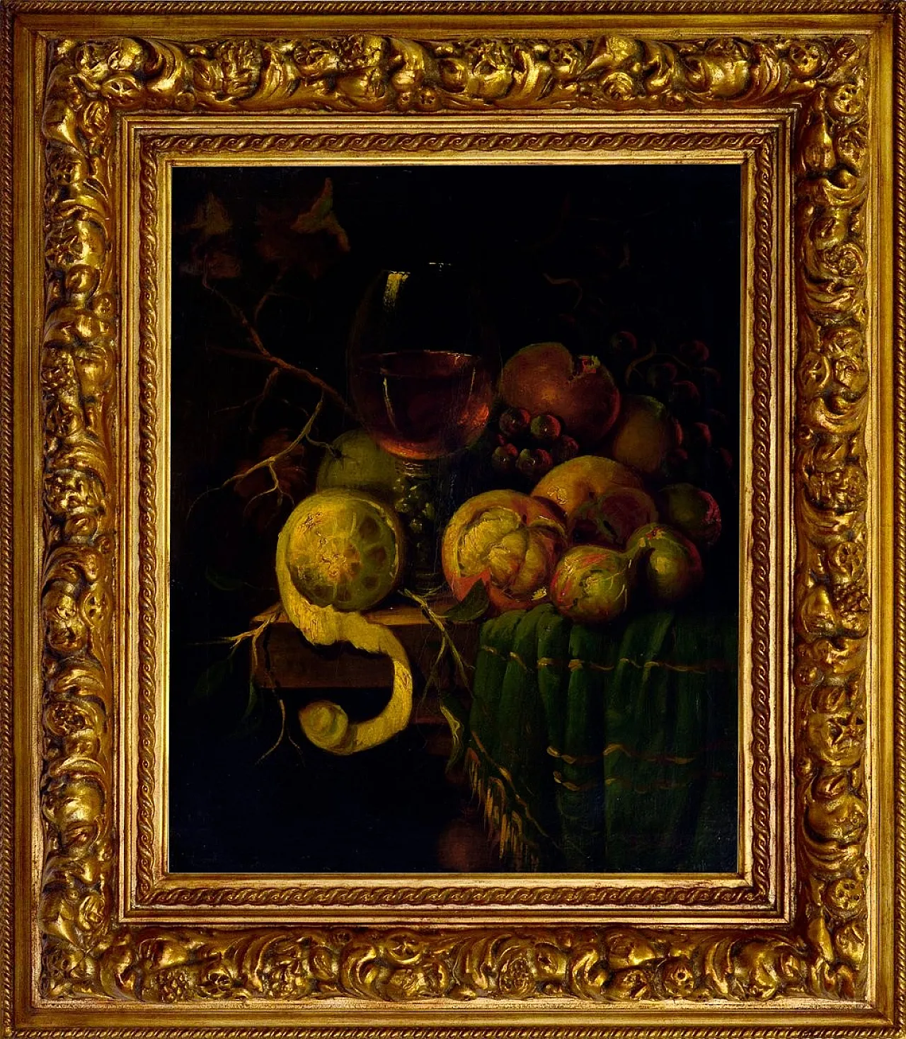 Antonio Celli, Natura morta, olio su tela con cornice, anni '90 8