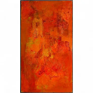 Giuseppe Caiafa, Forza Primordiale, mixed media on canvas, 2000s