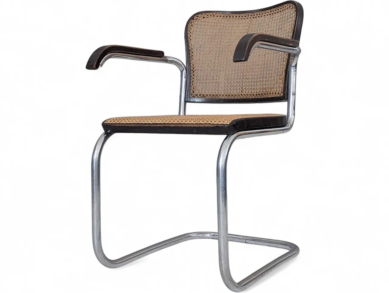Bauhaus tubular steel armchair by Robert Slezák, 1930s 13