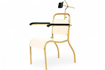 Painted dentist armchair, 1950s