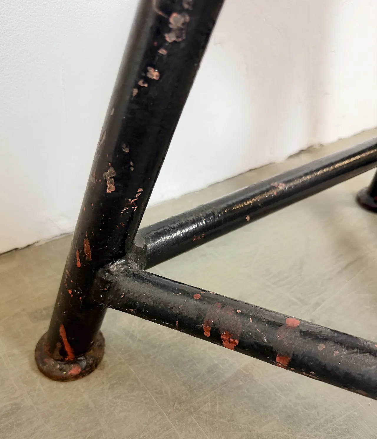 Black Industrial Workshop Swivel Stool, 1960s 12