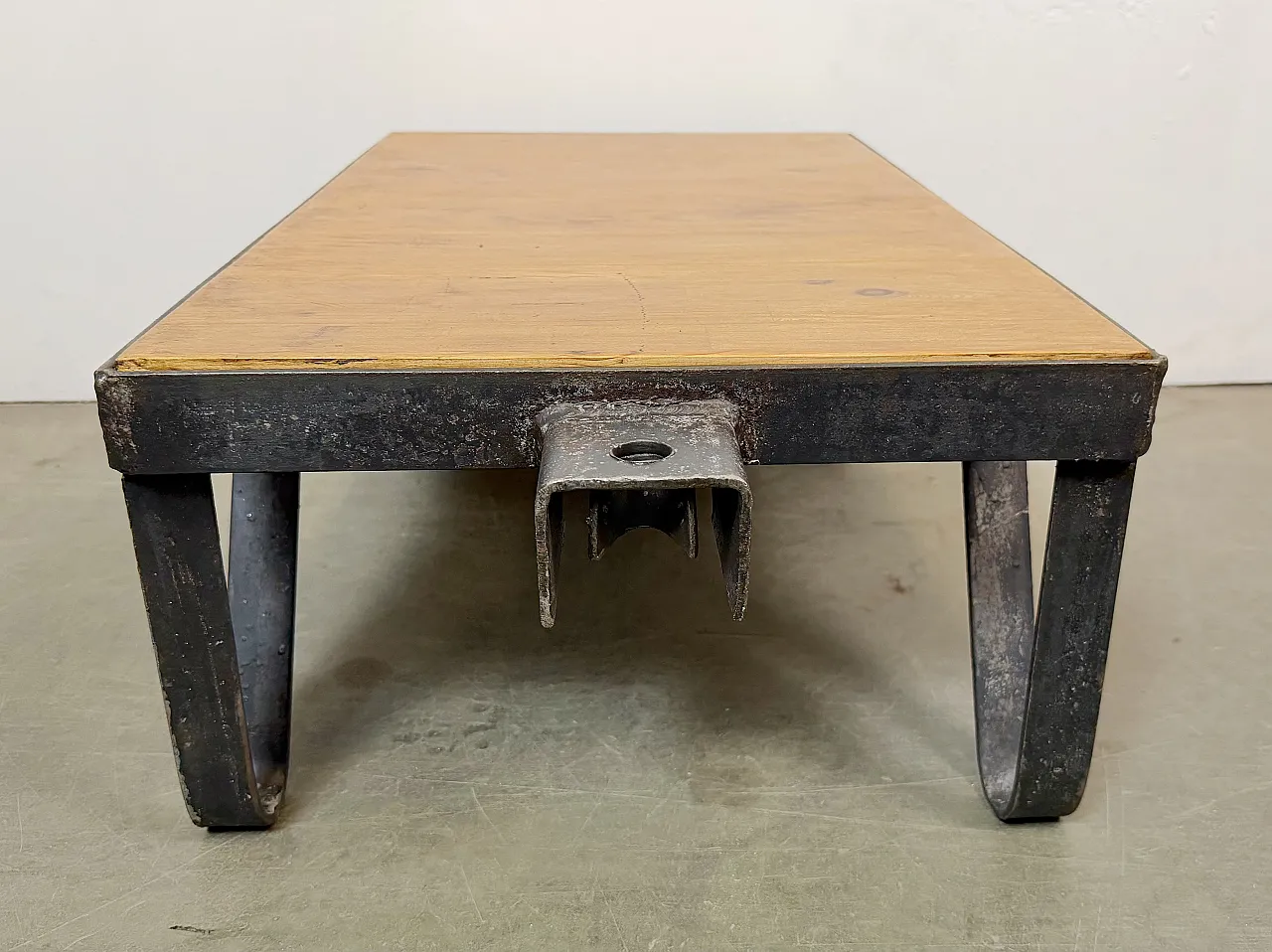 Black Industrial Coffee Table Cart, 1960s 11