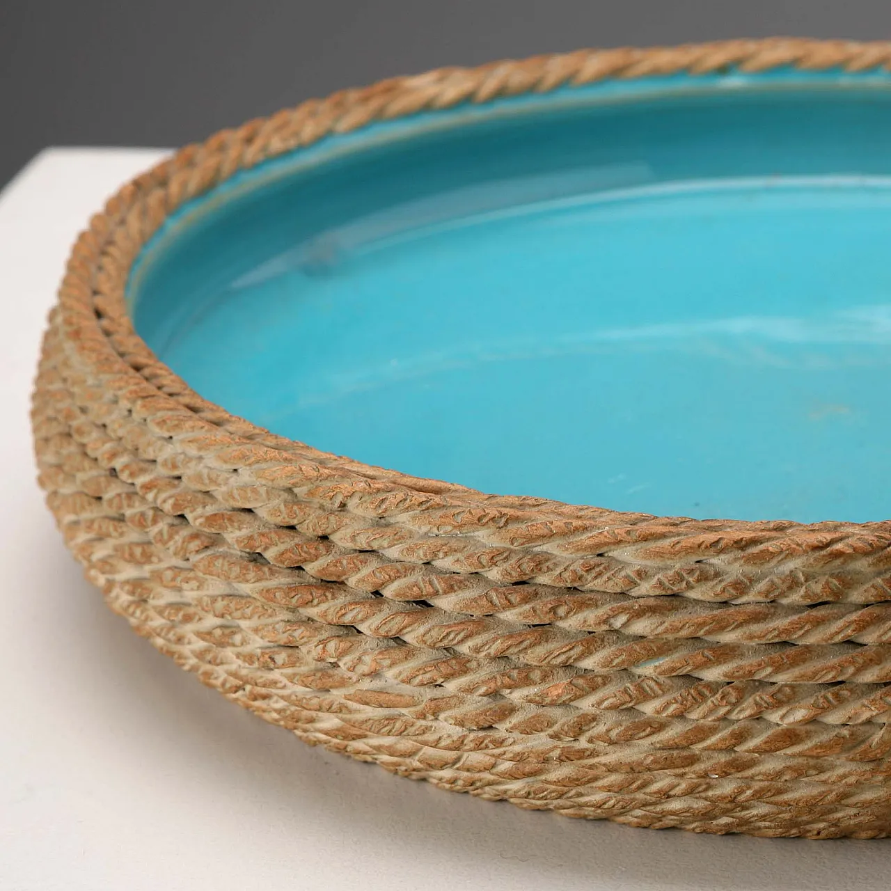 Urbano Zaccagnini Rope ceramics set, 20th century 5