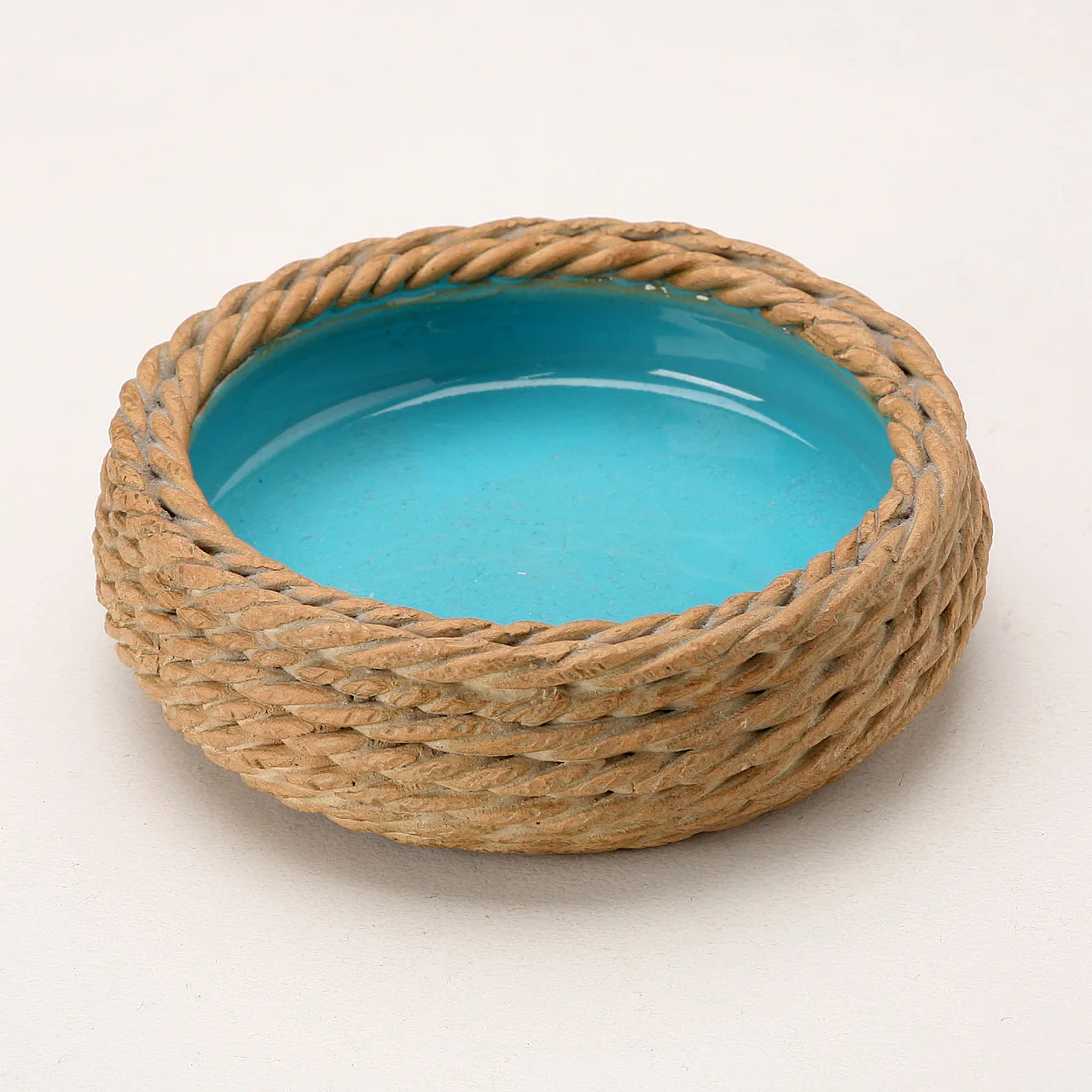 Urbano Zaccagnini Rope ceramics set, 20th century 8