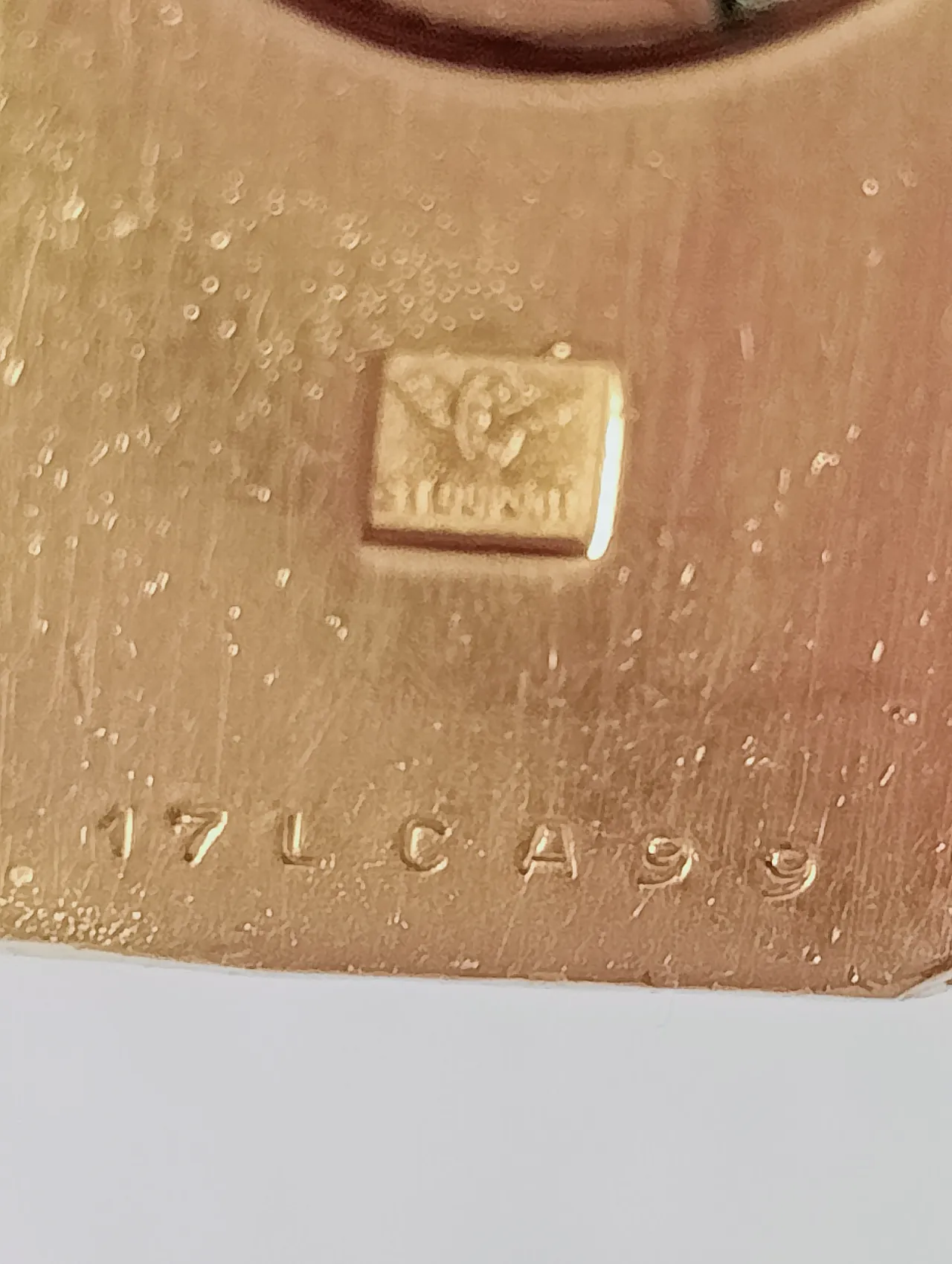 Gold-plated metal lighter by S.T. Dupont, Line 1 Small, 1990s 18