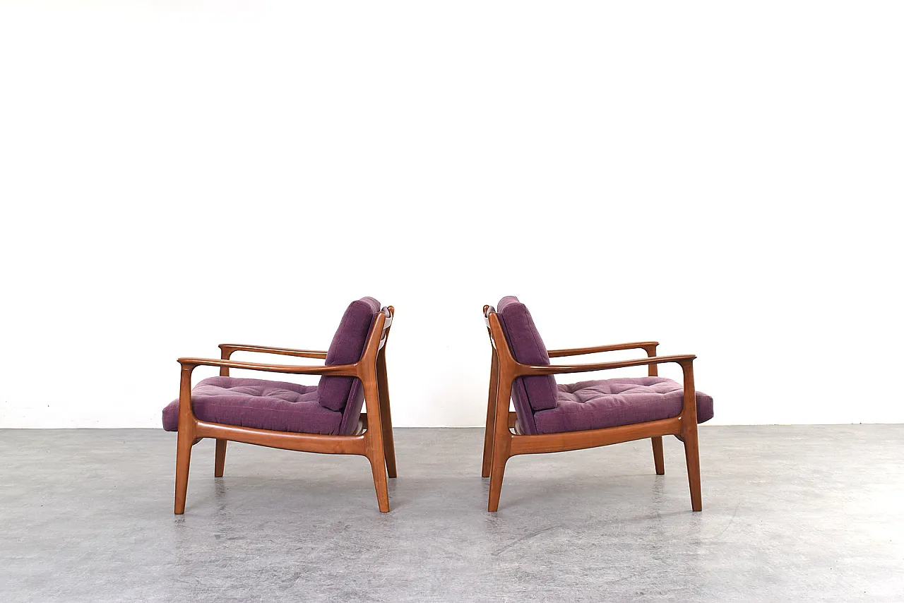 Mid-Century Lounge Chairs by Eugen Schmidt for Soloform, 1960s, Set of 3