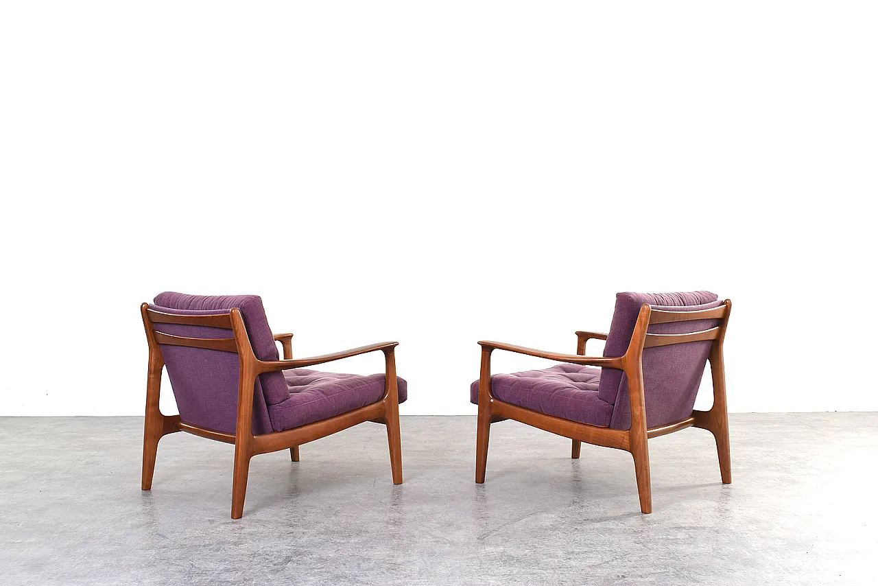 Mid-Century Lounge Chairs by Eugen Schmidt for Soloform, 1960s, Set of 4