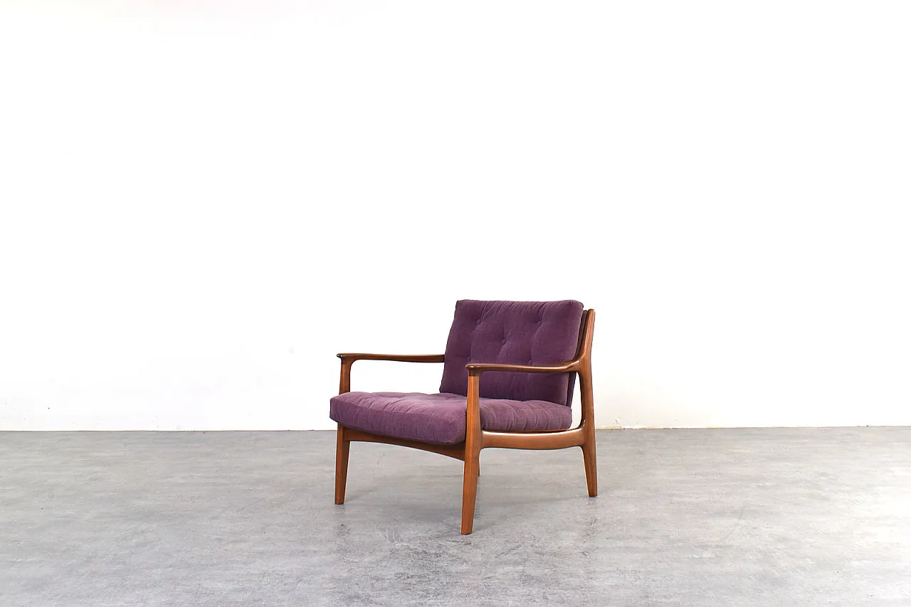 Mid-Century Lounge Chairs by Eugen Schmidt for Soloform, 1960s, Set of 6