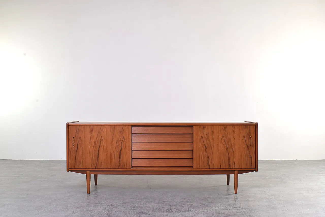 Mid-Century Teak Trio Sideboard by Nils Jonsson for Hugo Troeds, 1960s 1