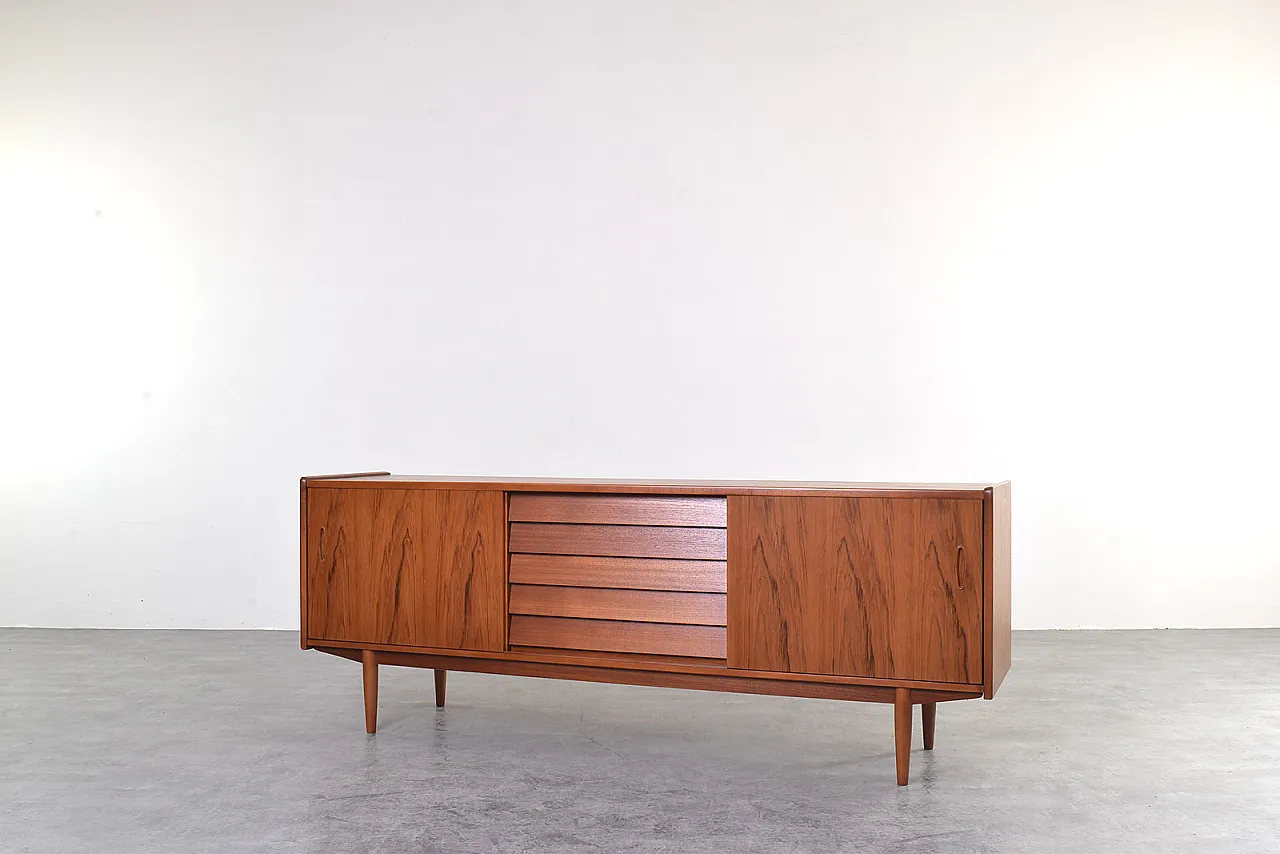 Mid-Century Teak Trio Sideboard by Nils Jonsson for Hugo Troeds, 1960s 5