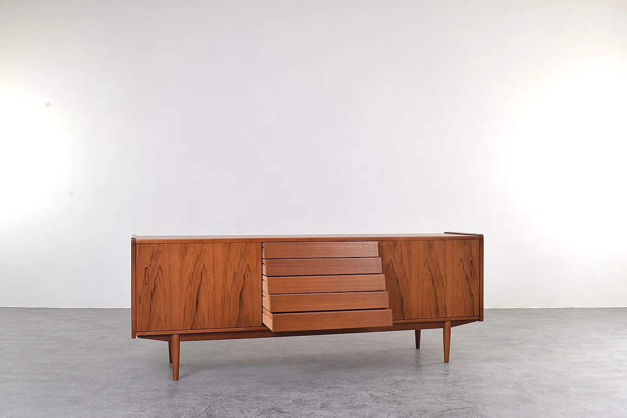 Mid-Century Teak Trio Sideboard by Nils Jonsson for Hugo Troeds, 1960s 6