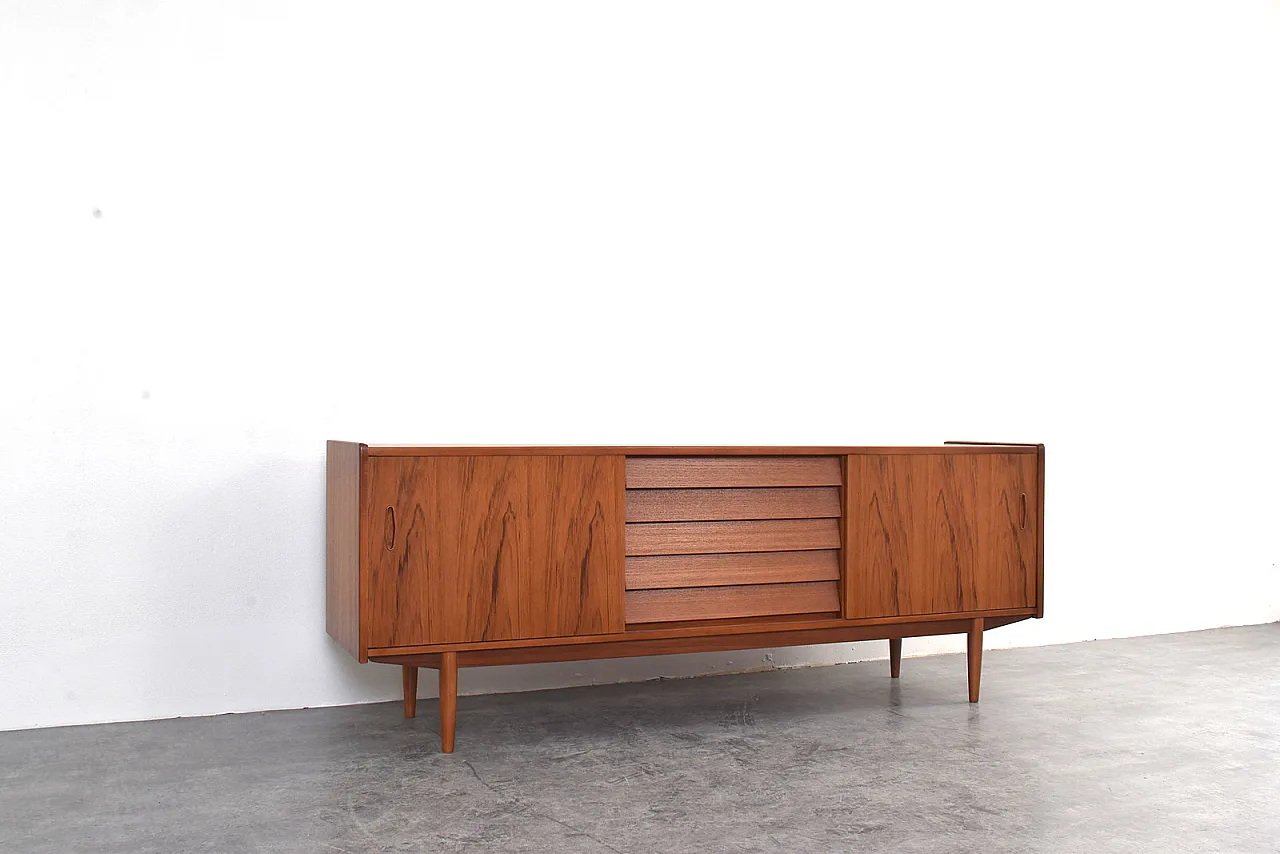 Mid-Century Teak Trio Sideboard by Nils Jonsson for Hugo Troeds, 1960s 9