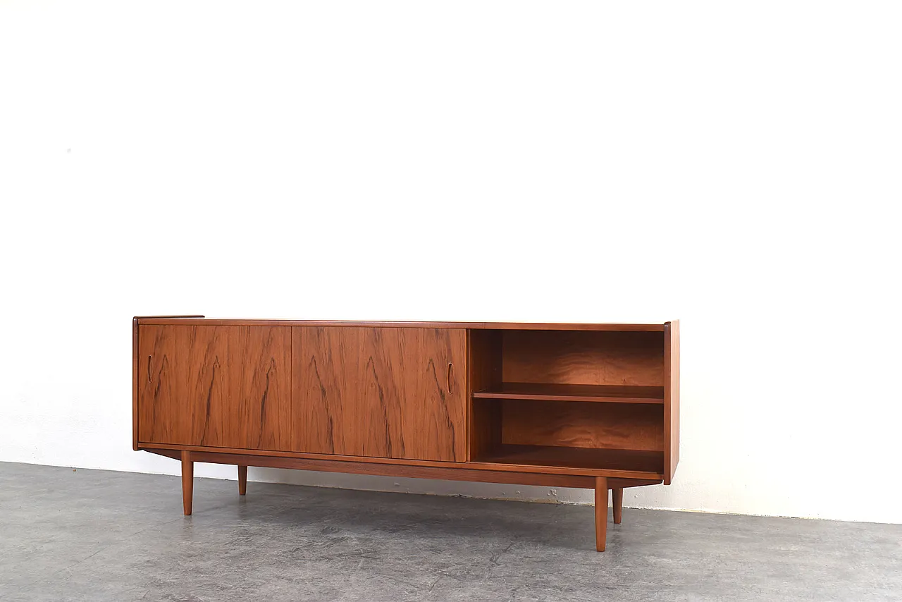 Mid-Century Teak Trio Sideboard by Nils Jonsson for Hugo Troeds, 1960s 12