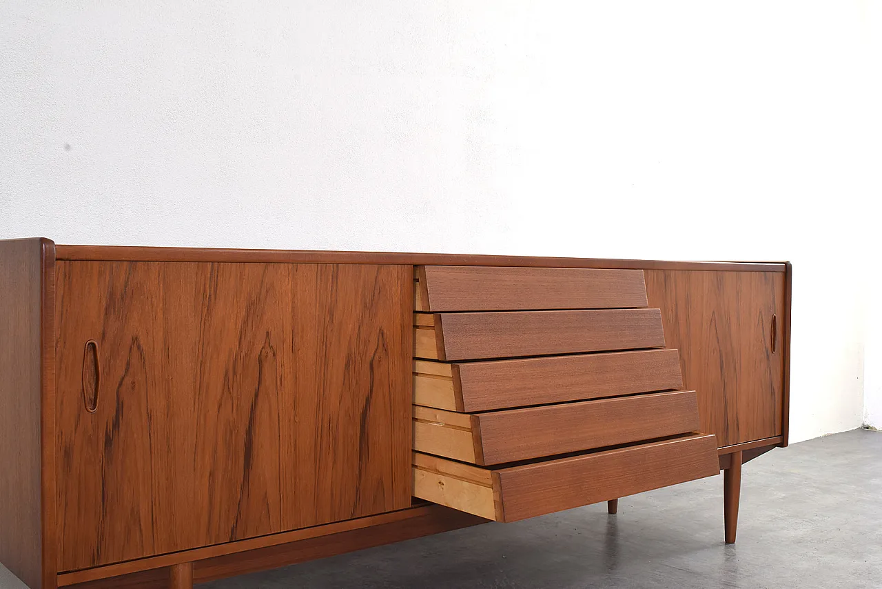 Mid-Century Teak Trio Sideboard by Nils Jonsson for Hugo Troeds, 1960s 13