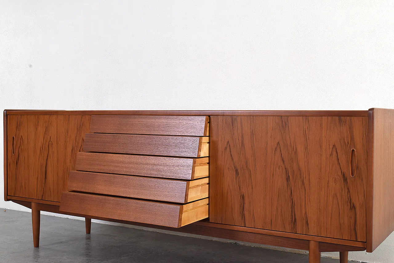 Mid-Century Teak Trio Sideboard by Nils Jonsson for Hugo Troeds, 1960s 14