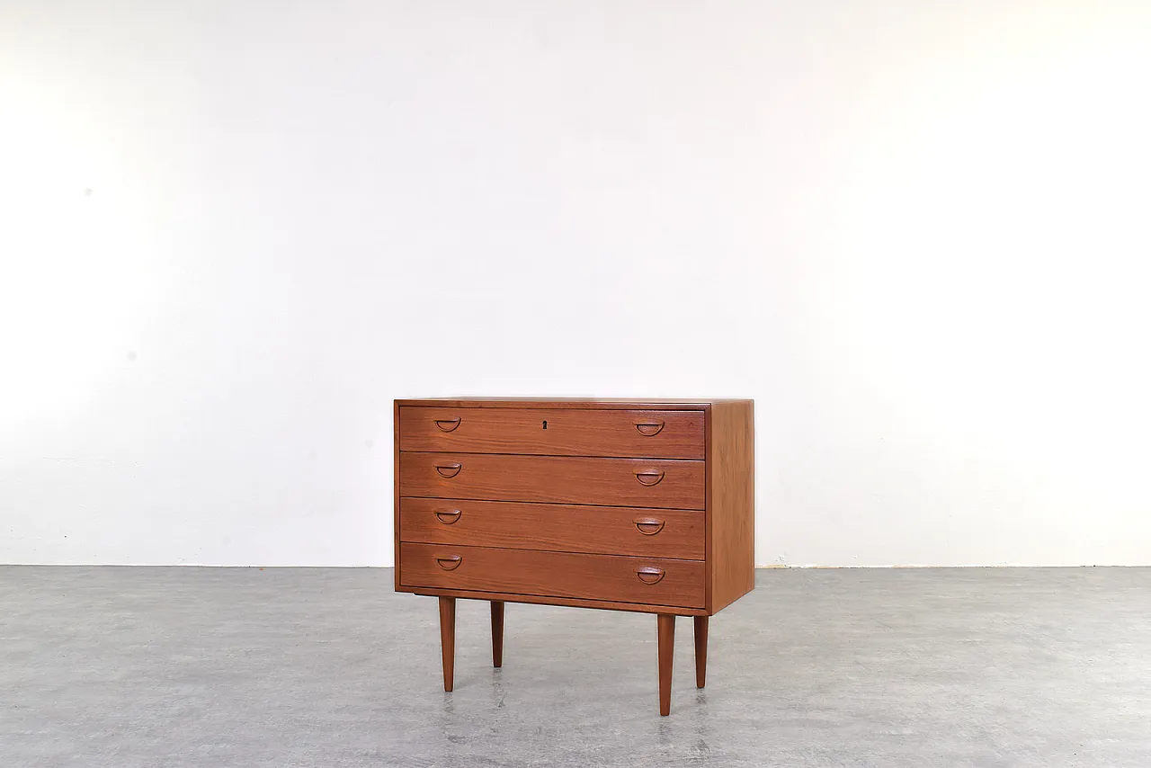 Teak Chest of Drawers by Kai Kristiansen for Feldballes Møbelfabrik 3