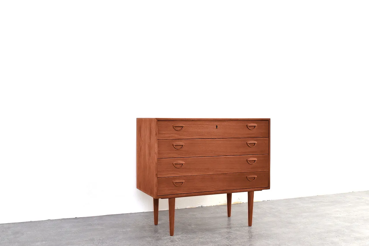 Teak Chest of Drawers by Kai Kristiansen for Feldballes Møbelfabrik 7