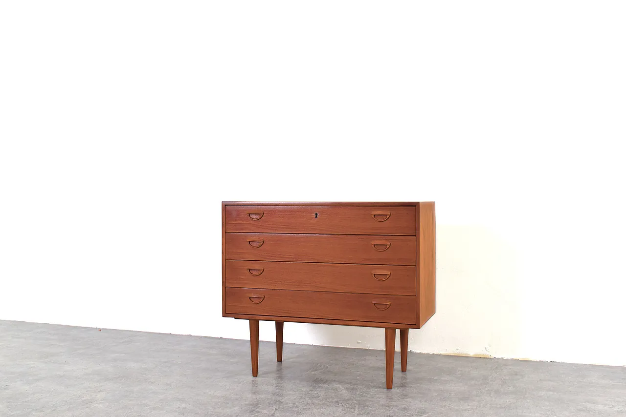 Teak Chest of Drawers by Kai Kristiansen for Feldballes Møbelfabrik 8