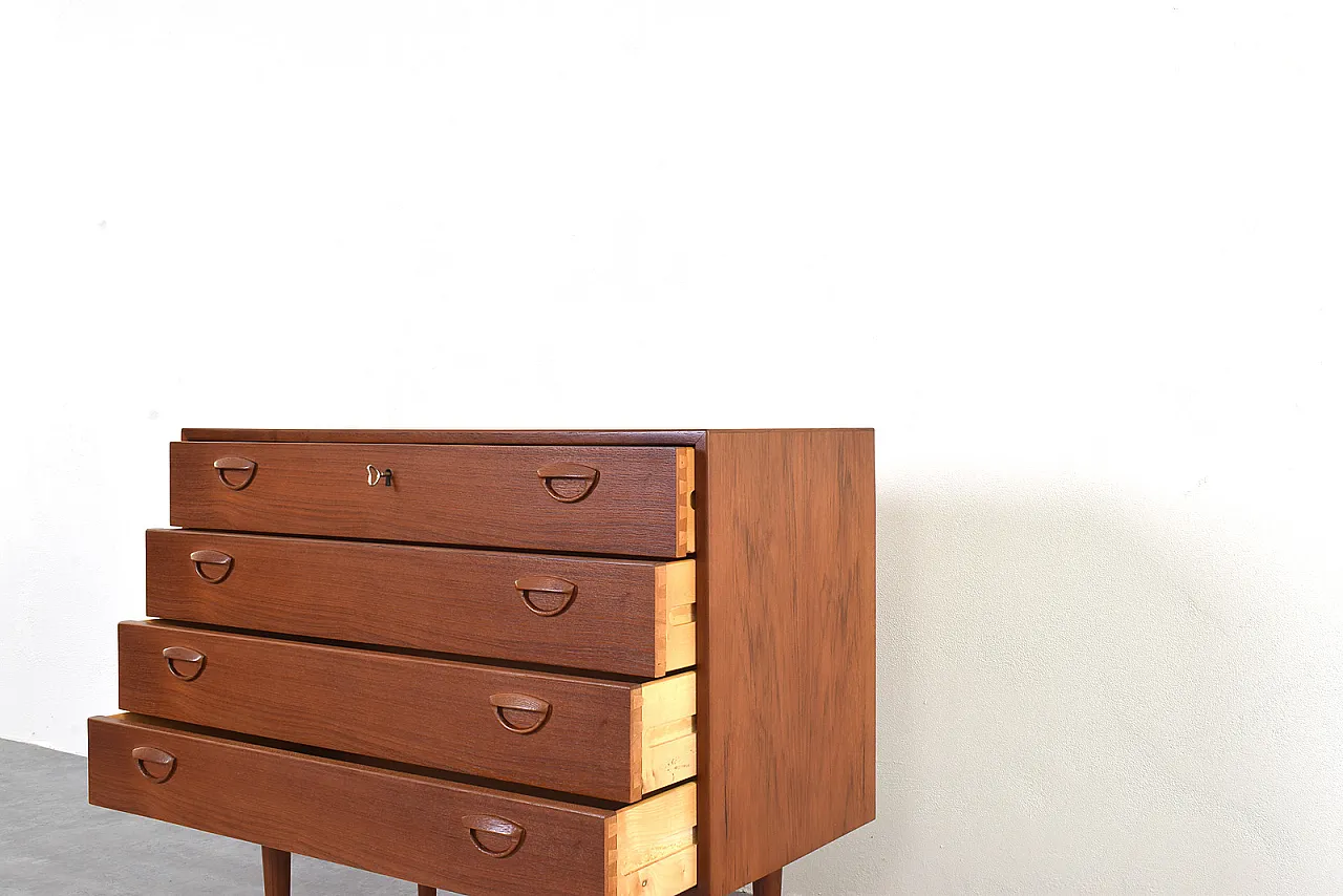 Teak Chest of Drawers by Kai Kristiansen for Feldballes Møbelfabrik 11