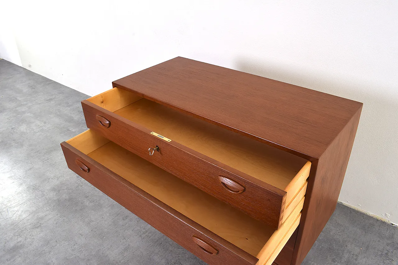 Teak Chest of Drawers by Kai Kristiansen for Feldballes Møbelfabrik 14