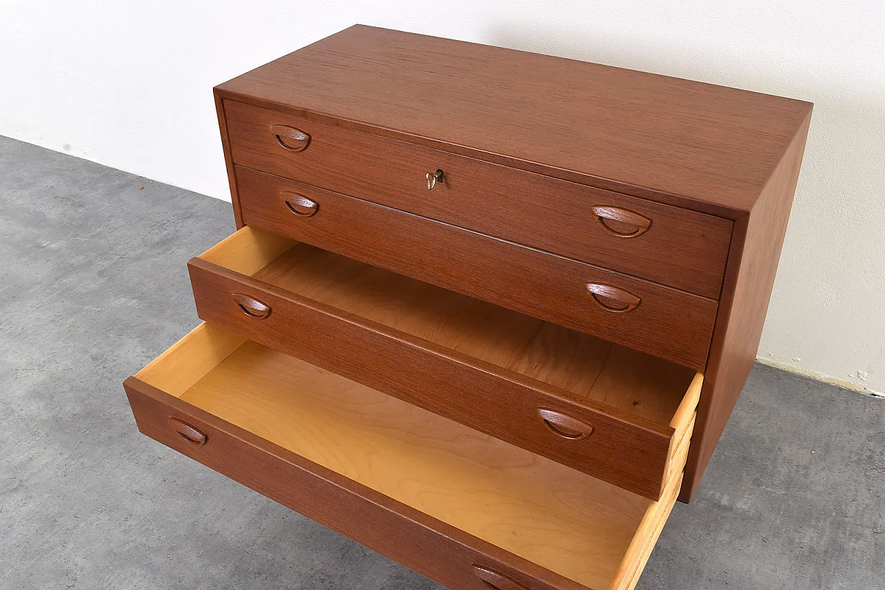 Teak Chest of Drawers by Kai Kristiansen for Feldballes Møbelfabrik 15