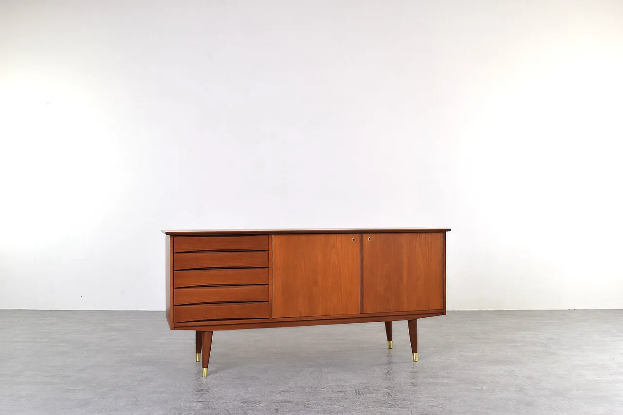 Mid-Century Teak Sideboard by Fredrik A. Kayser, Norway, 1960s. 3