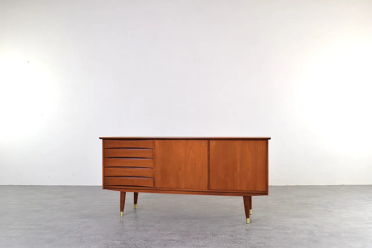 Mid-Century Teak Sideboard by Fredrik A. Kayser, Norway, 1960s. 4