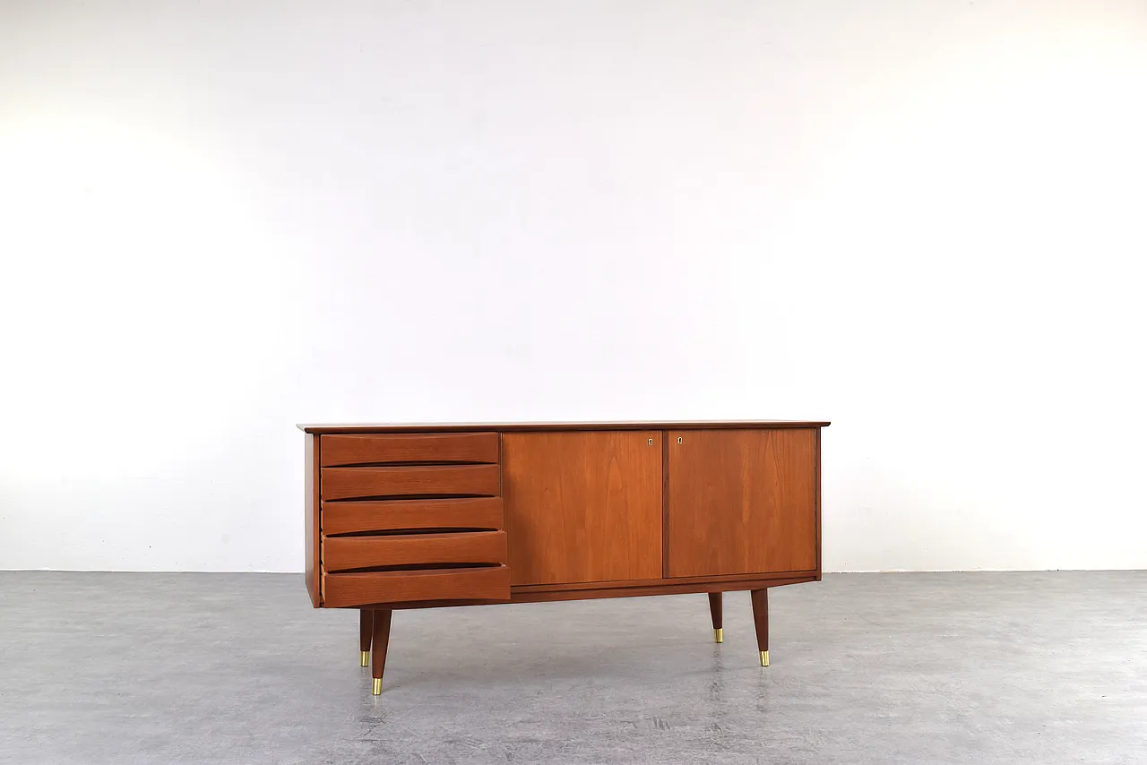 Mid-Century Teak Sideboard by Fredrik A. Kayser, Norway, 1960s. 5