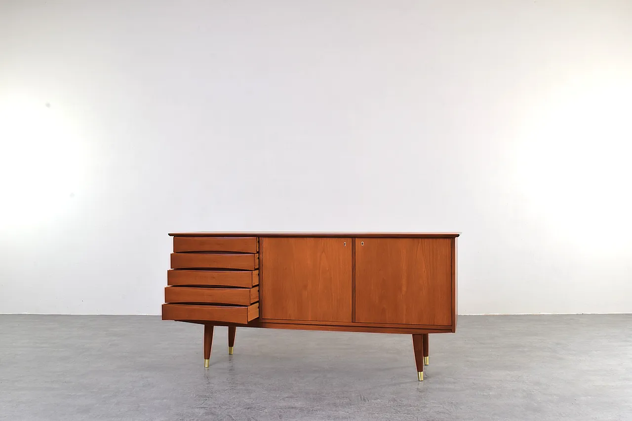 Mid-Century Teak Sideboard by Fredrik A. Kayser, Norway, 1960s. 6