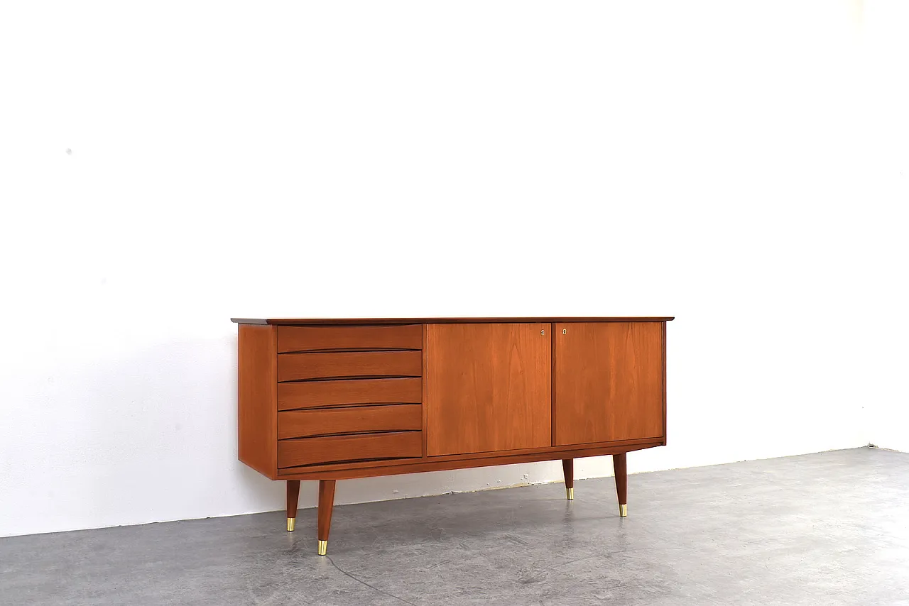 Mid-Century Teak Sideboard by Fredrik A. Kayser, Norway, 1960s. 9