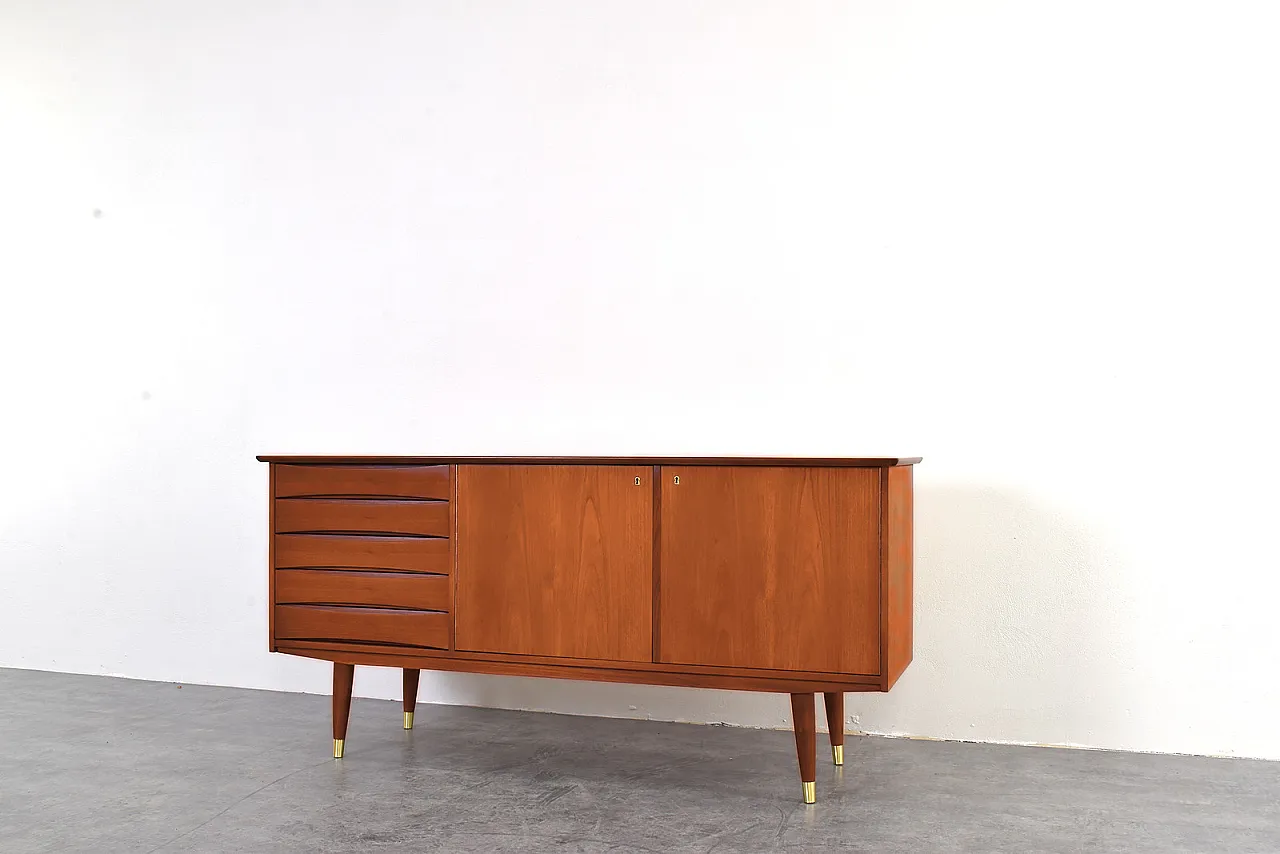 Mid-Century Teak Sideboard by Fredrik A. Kayser, Norway, 1960s. 10