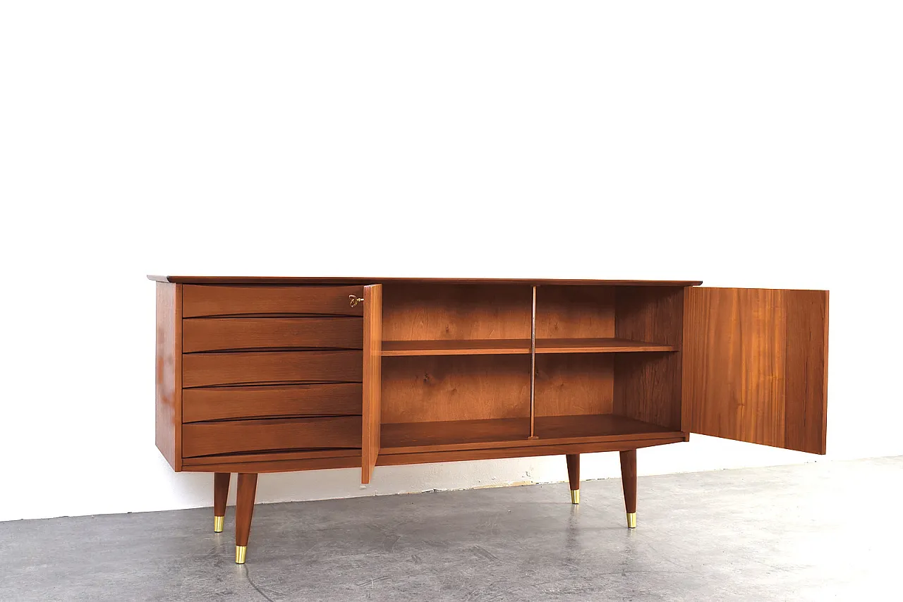 Mid-Century Teak Sideboard by Fredrik A. Kayser, Norway, 1960s. 12