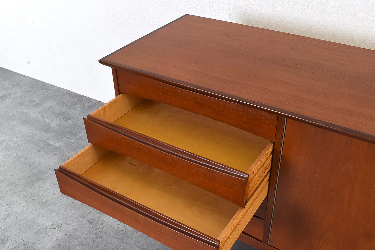 Mid-Century Teak Sideboard by Fredrik A. Kayser, Norway, 1960s. 19