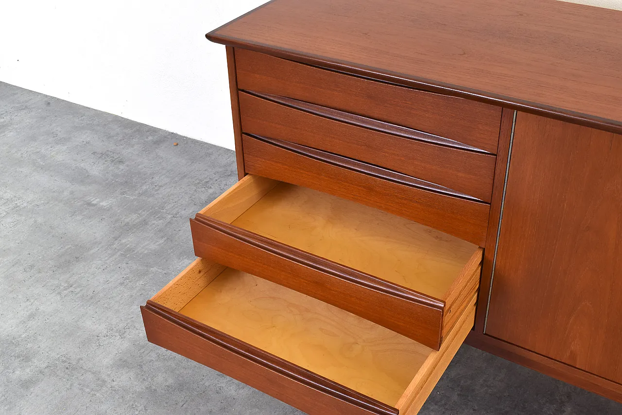 Mid-Century Teak Sideboard by Fredrik A. Kayser, Norway, 1960s. 20