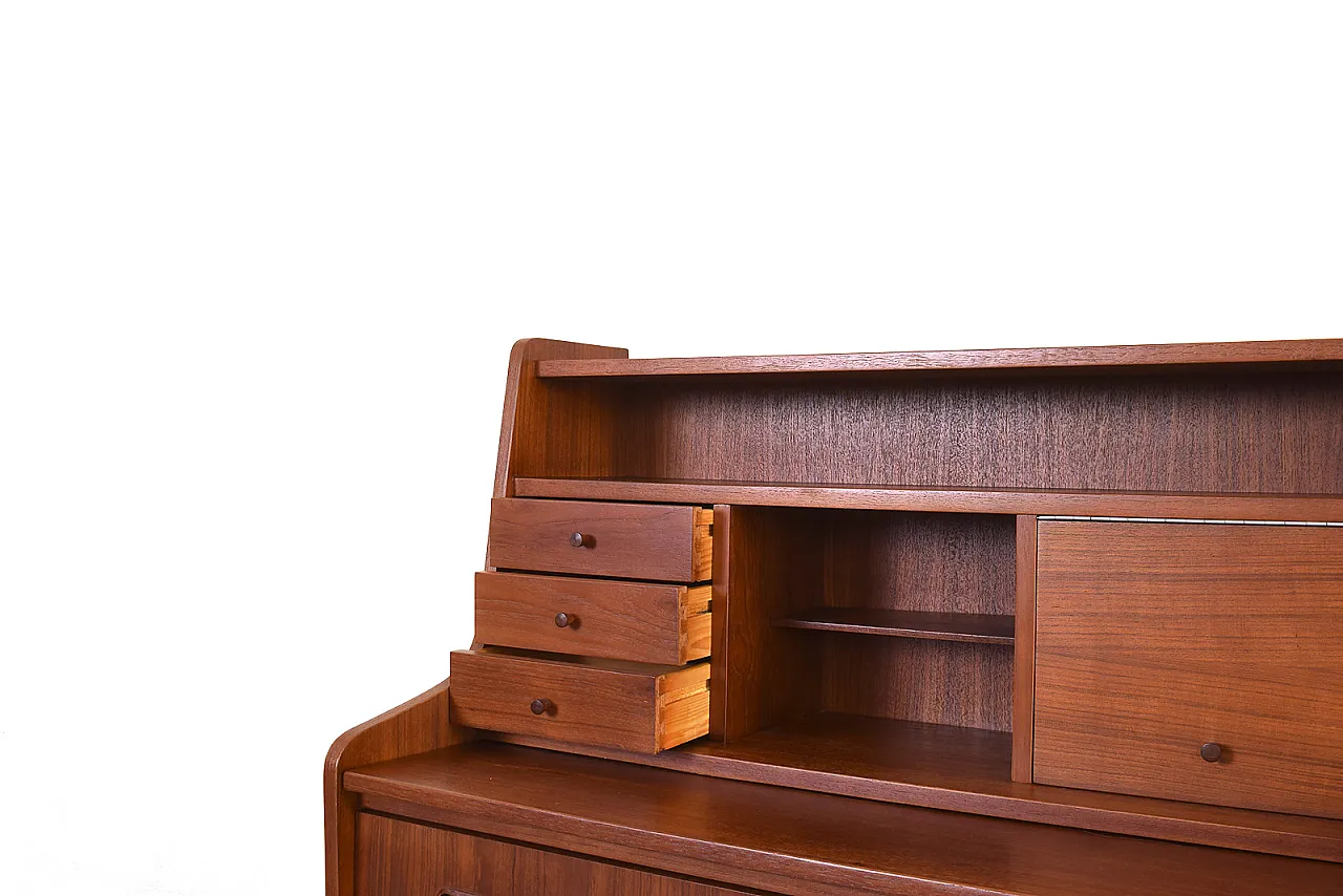 Mid-Century Danish Teak Secretary, 1960s. 11