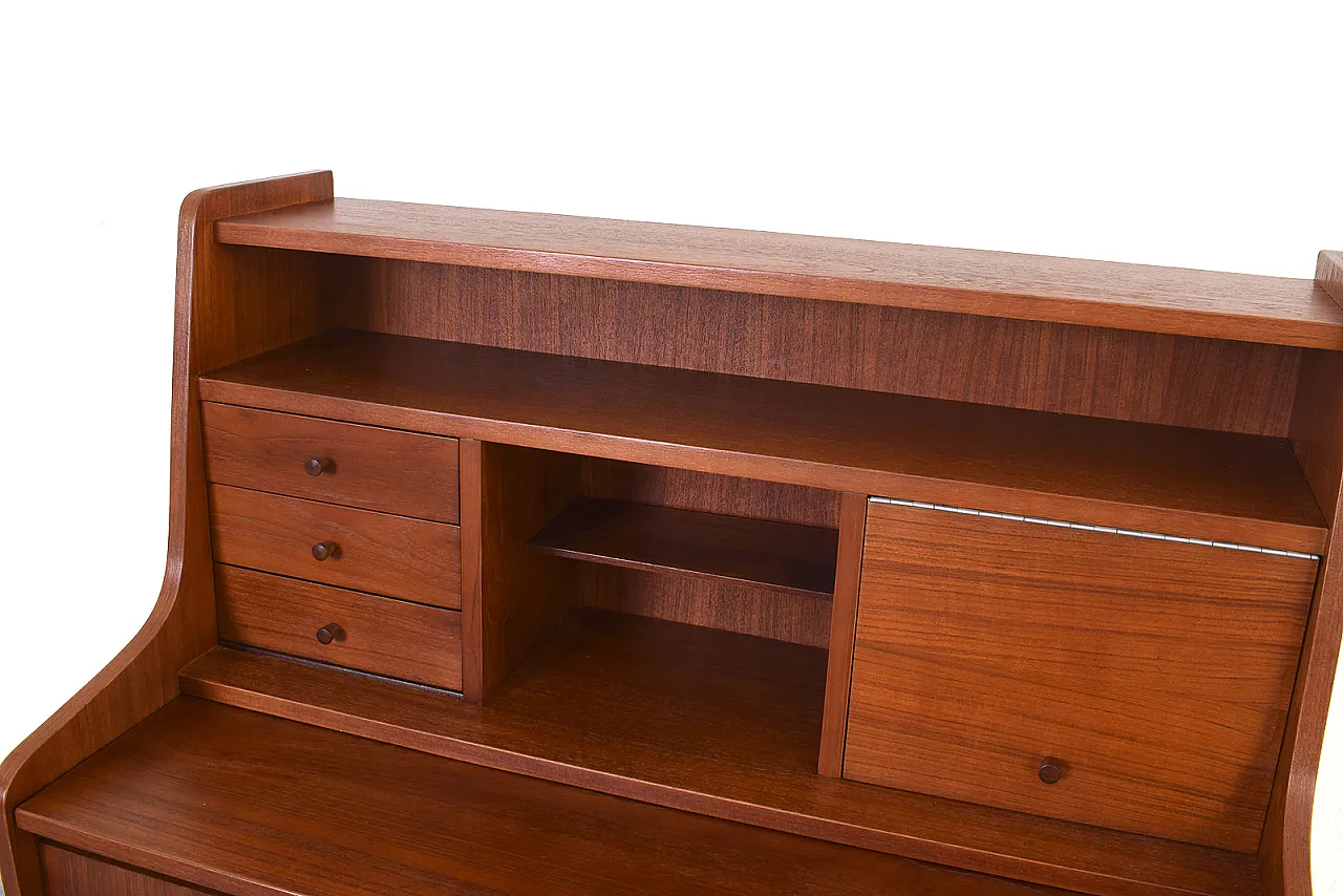 Mid-Century Danish Teak Secretary, 1960s. 13