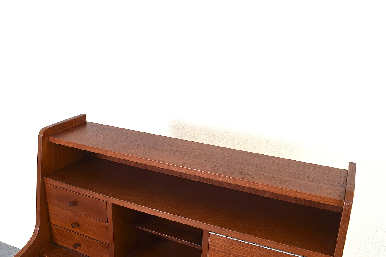 Mid-Century Danish Teak Secretary, 1960s. 15