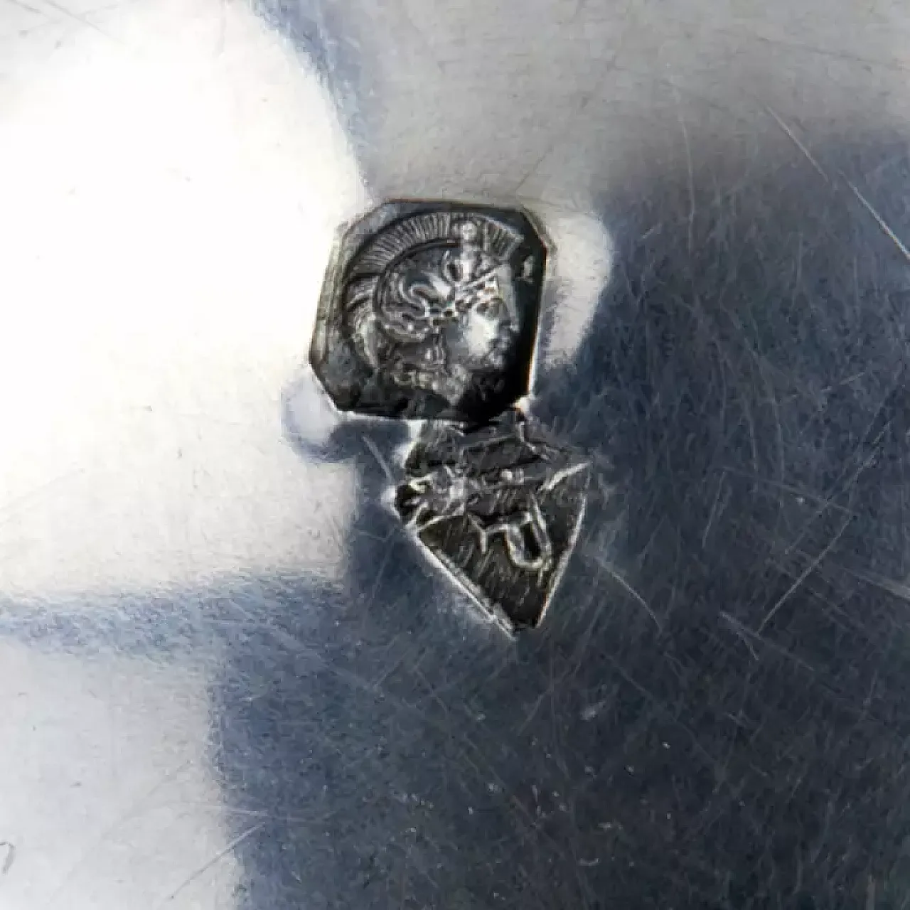 Small silver tastevin by Marc Parrod, 20th century 2